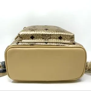 MCM | Bags | Mcm Limited Berlin Gold Studded Backpack Size 5 